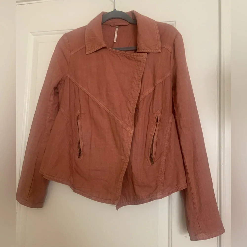 Free People Rose Tan Size XS Jacket - Picture 4 of 5